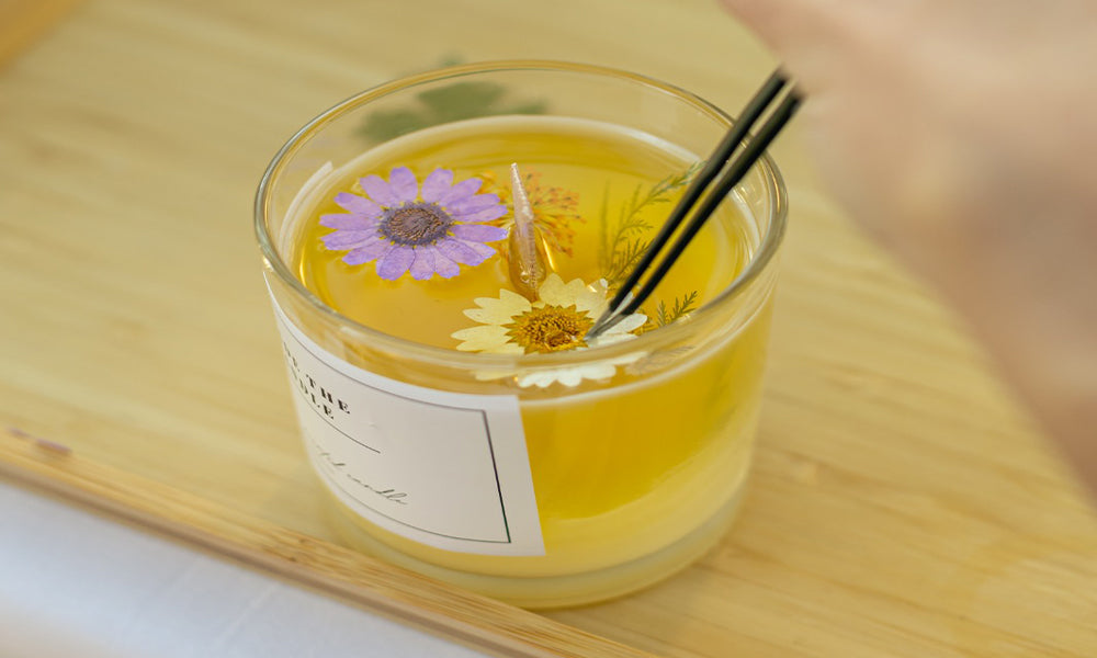 Selection of scented soy candles for Dubai homes  