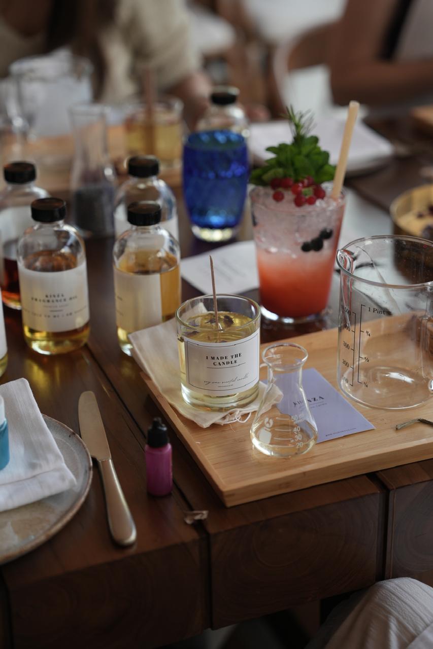 Candle Making at Sohum Wellness Studio Kinza