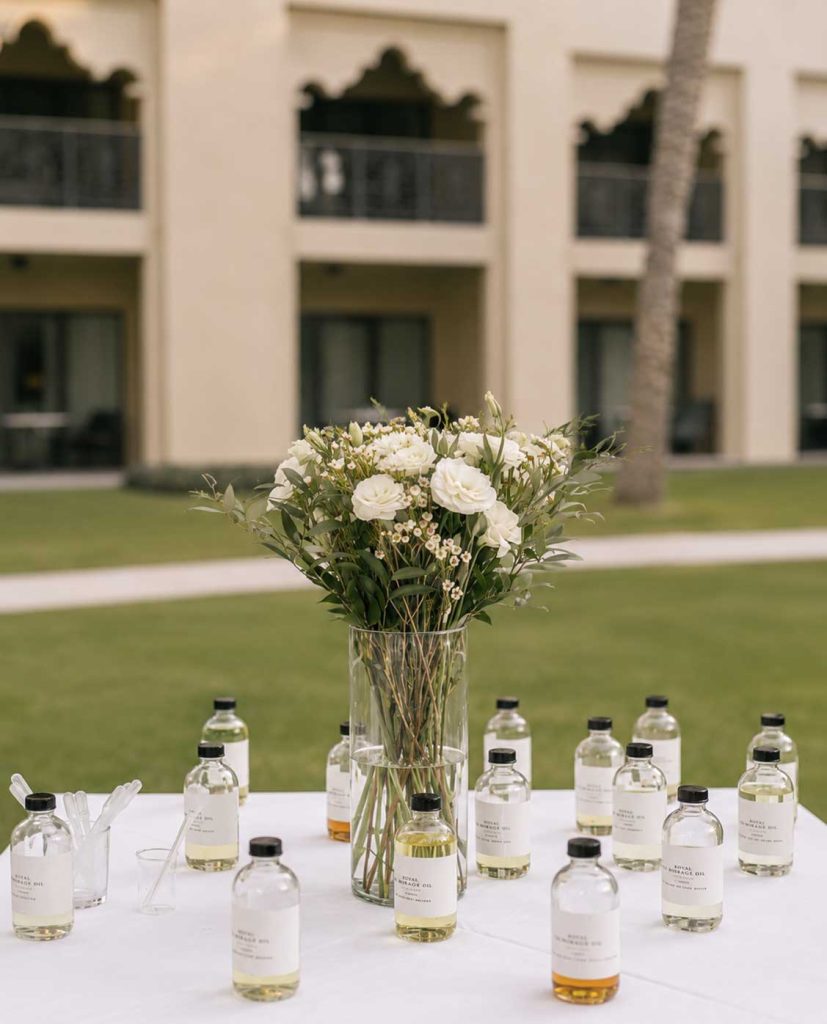 Bespoke fragrance blending experience at Royal Mirage Dubai
