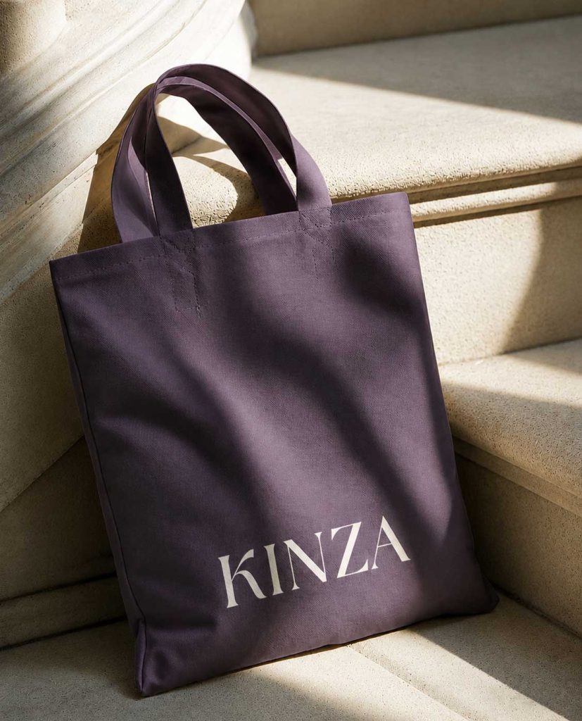 Studio Kinza premium candle making kit with branded tote bag in Dubai