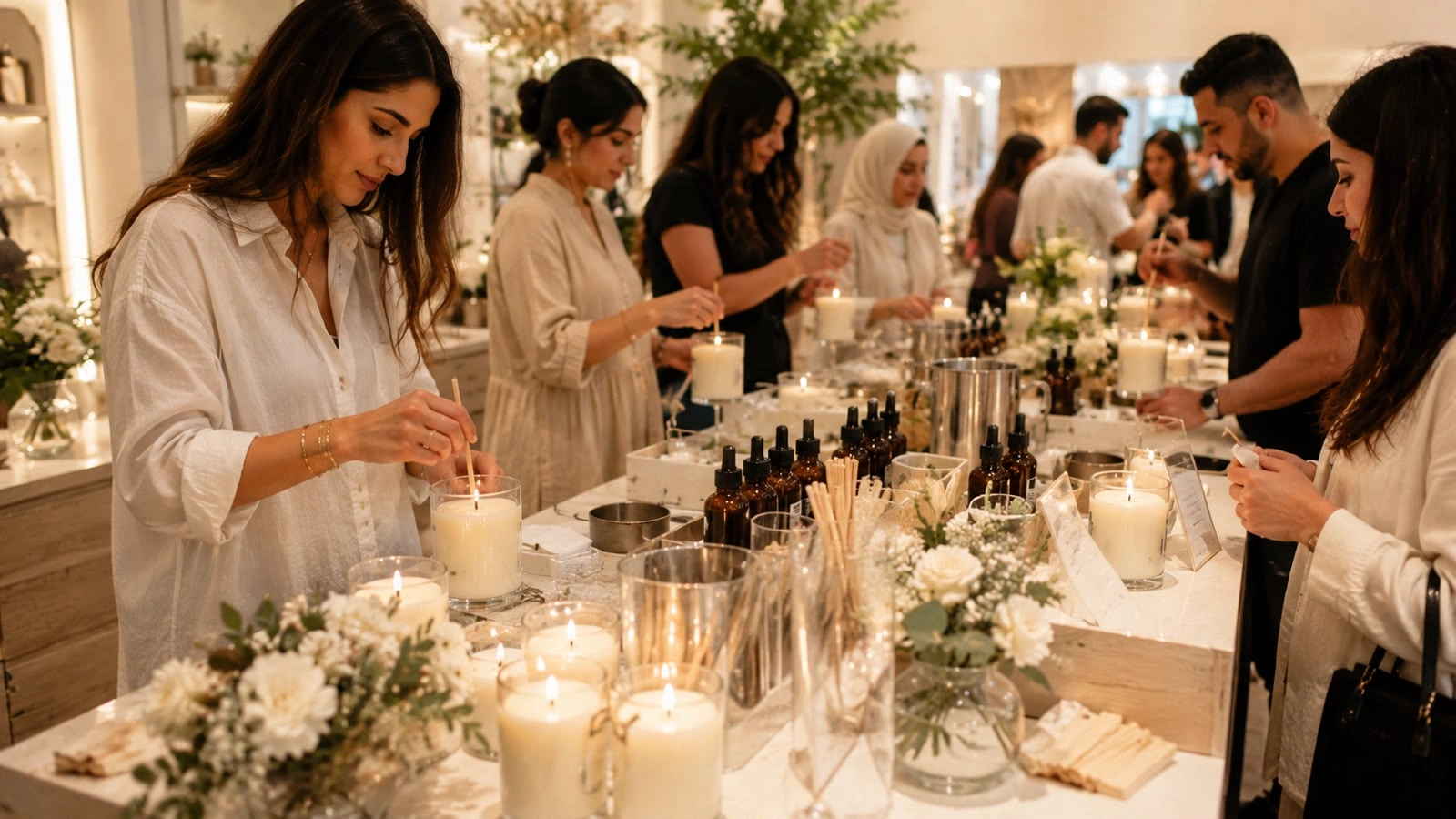 Live Candle Bar for Events in Dubai | Weddings, Corporate Events & Retail | Studio Kinza