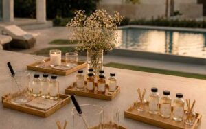 Bridal shower candle making experience dubai
