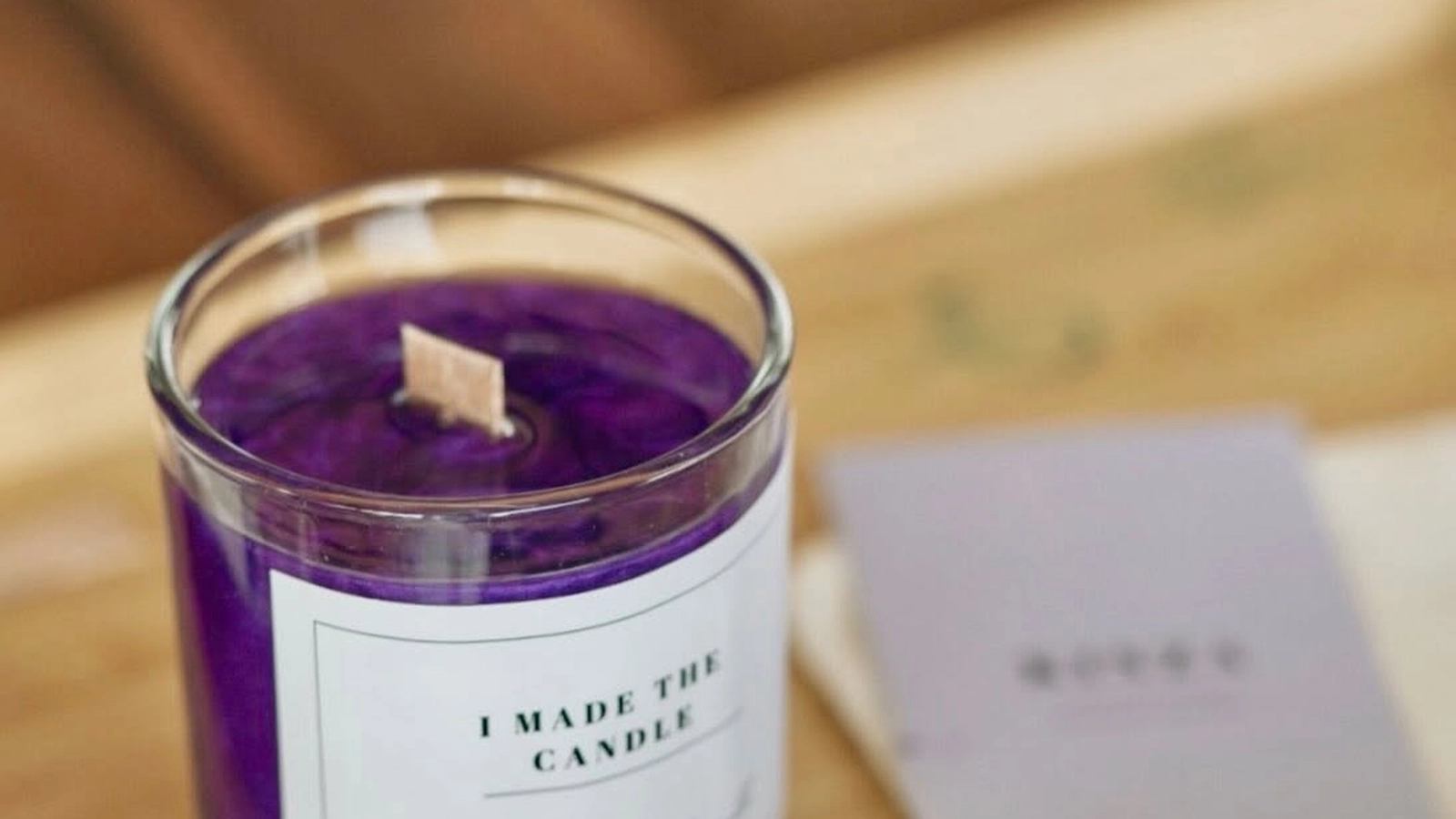 Person enjoying a candle making activity alone in Dubai