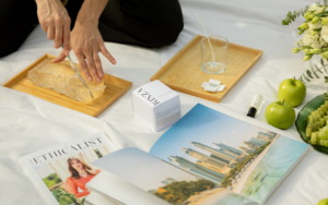 Executive networking event in Dubai with luxury event styling and interactive guest experiences