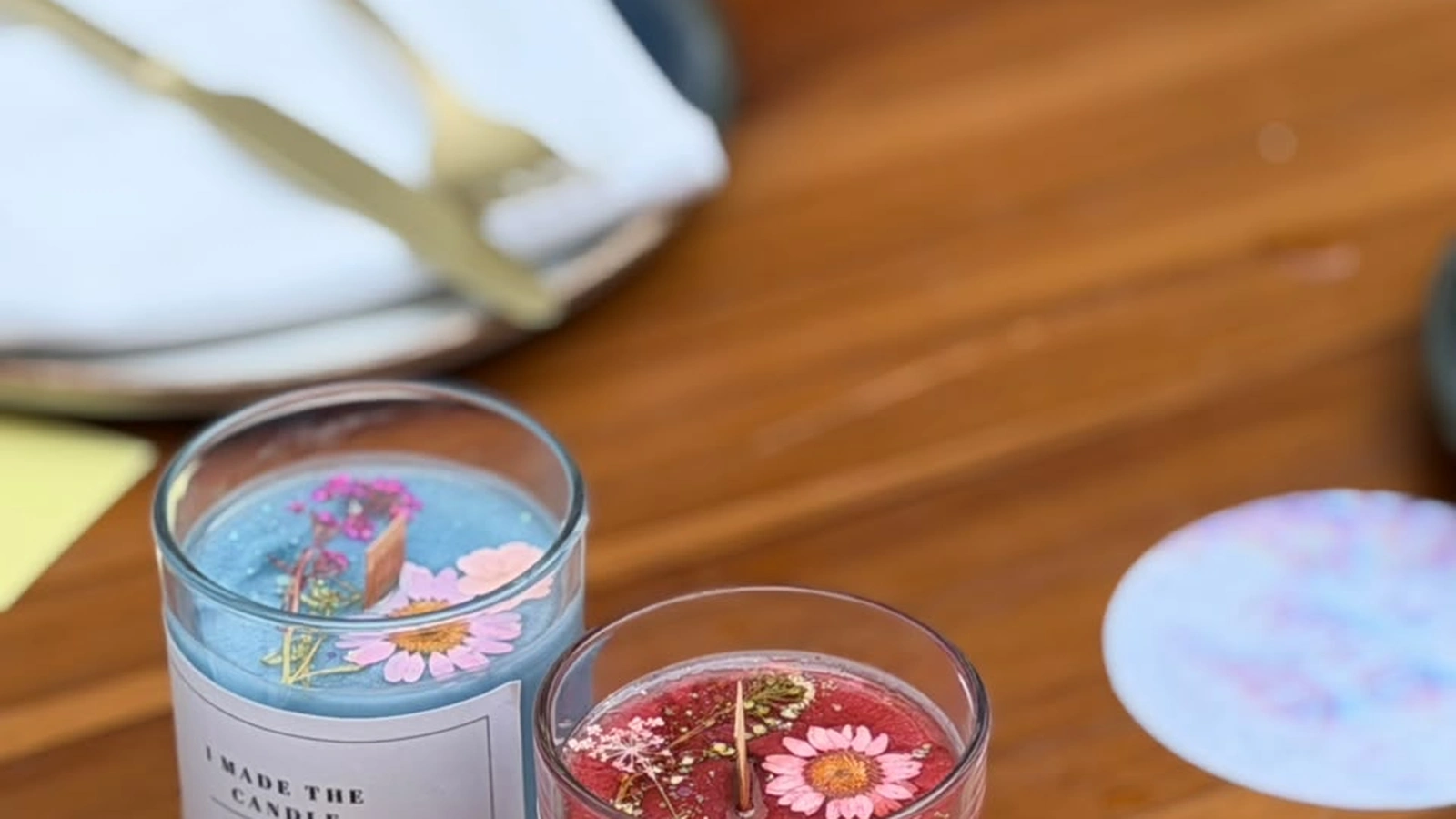 Group candle making workshop in Dubai
