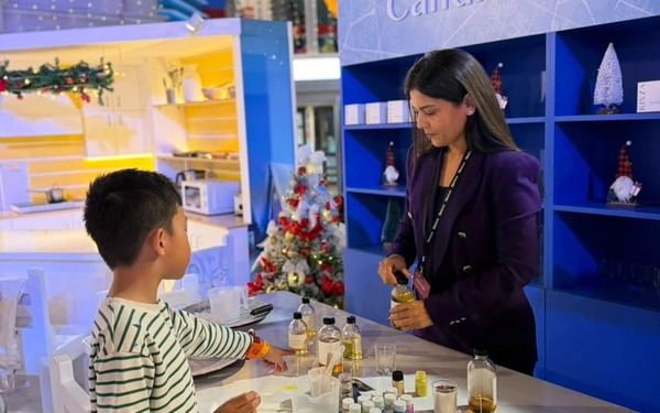 Weekend Activities For Kids Dubai Candle Making 43 Children crafting and decorating their own handmade soy candles at a weekend workshop in Dubai