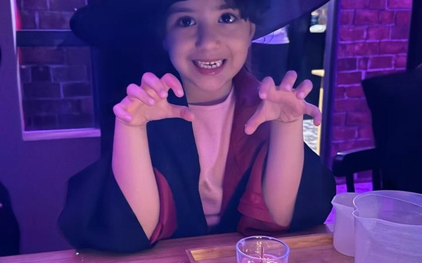 Arts And Crafts Workshops For Kids Dubai 19 Children engaged in tactile sensory arts and crafts making soy candles at Studio Kinza Dubai